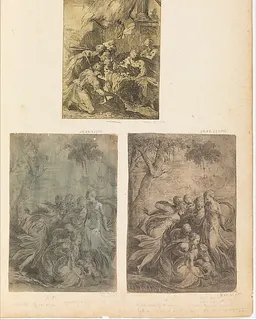 Moses Rescued from the Nile by Andrea Schiavone (Andrea Meldola)