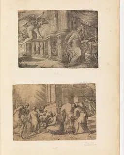 The Adoration of the Shepherds by Andrea Schiavone (Andrea Meldola)