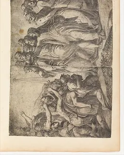 Christ Healing the Lepers by Andrea Schiavone (Andrea Meldola)