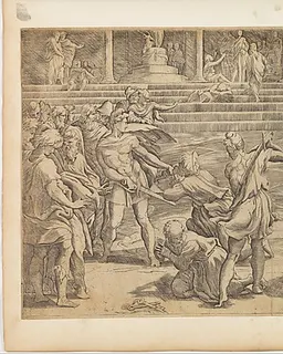 The Martyrdom of St. Peter and St. Paul by Giovanni Jacopo Caraglio
