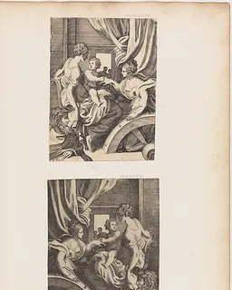 The Mystic Marriage of St. Catherine by Giulio Bonasone