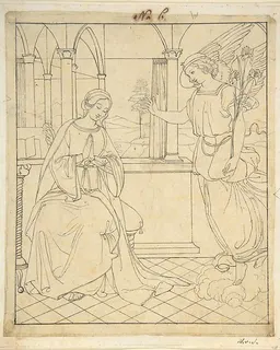 The Annunciation by Wilhelm Schadow