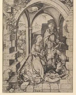 The Nativity by Martin Schongauer