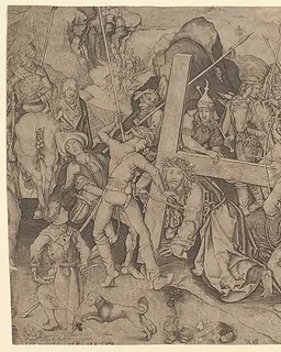 Christ Carrying the Cross (copy) by Martin Schongauer