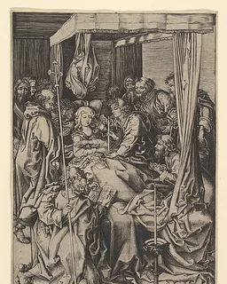 The Death of the Virgin by Martin Schongauer