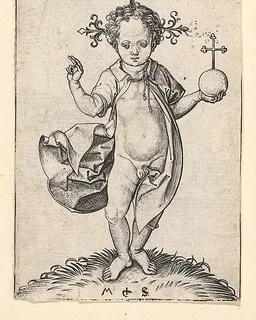 The Christ Child with an Orb by Martin Schongauer