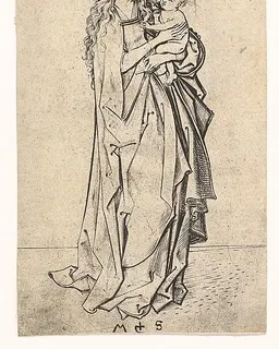 The Small Madonna and Child by Martin Schongauer