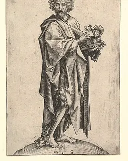 St. John the Baptist by Martin Schongauer