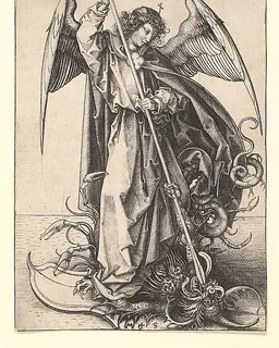 St. Michael by Martin Schongauer