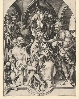Christ Crowned with Thorns by Martin Schongauer