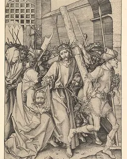Christ Carrying the Cross by Martin Schongauer