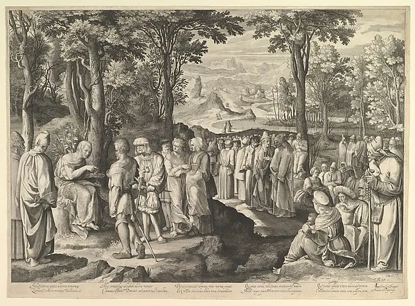 John the Baptist Preaching in the Desert