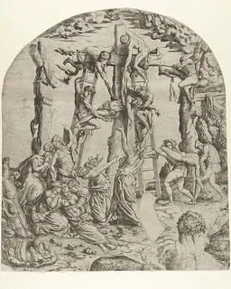 Descent from the Cross by Master IQV