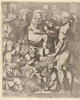 The Nativity by Geoffroy Dumoûtier