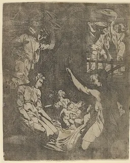 The Nativity by Geoffroy Dumoûtier