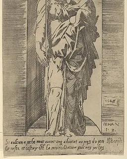 The Virgin and Child in a Niche by Geoffroy Dumoûtier