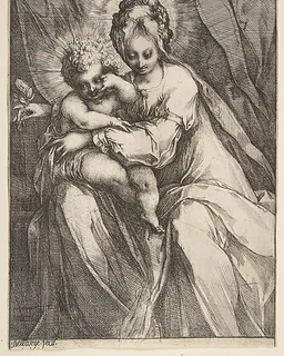 Madonna with a Rose by Jacques Bellange