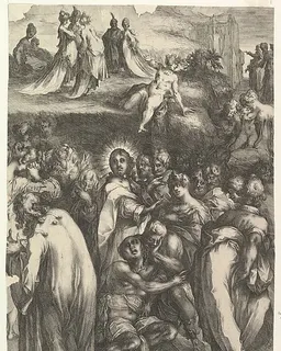 The Raising of Lazarus by Jacques Bellange