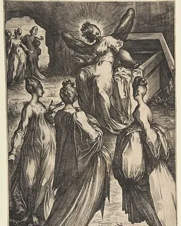 Three Marys at the Tomb by Jacques Bellange