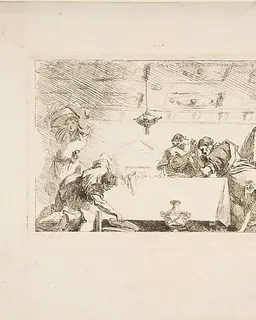 The Last Supper by Jean Honoré Fragonard