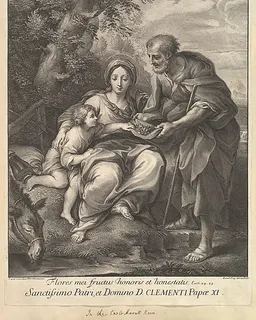 The Virgin and Joseph with the Young Jesus by Carlo Maratti