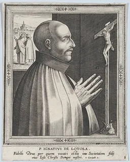St. Ignatius of Loyola, from "Male Founders of Religious Orders" by Philips Galle