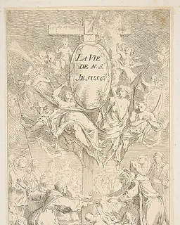 Frontispiece to the series The Life of Christ by Claude Gillot