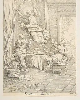 Division of the Bread by Claude Gillot