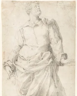 Study for the Figure of Saint Peter by Daniele da Volterra (Daniele Ricciarelli)
