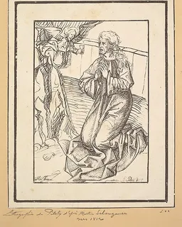 Christ in Gethsemene by Ferdinand Piloty