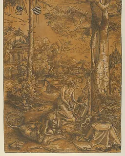The Penitence of St. Jerome by Lucas Cranach the Elder