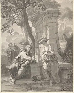 Christ and the Woman of Samaria by Nicholas Verkolje