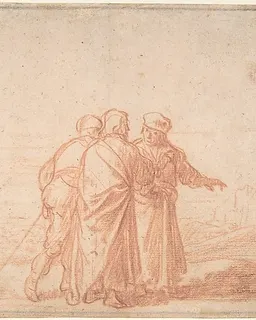The Road to Emmaus by Claes Moeyaert