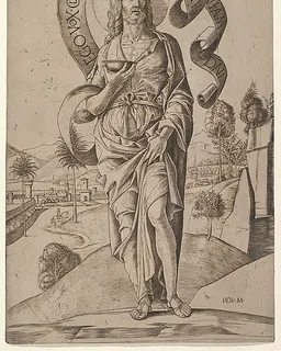 Saint John the Baptist by Girolamo Mocetto