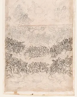 Coronation of the Virgin with the Heavenly Hosts by Baldassarre Franceschini (il Volterrano)