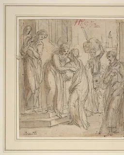 The Visitation by Bernardino Poccetti
