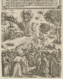 Christ Denouncing False Prophets and Pharisees: Illustration to Matthew 7: 15-21 by Daniel Hopfer