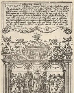 Christ Testifying his Mission by Daniel Hopfer