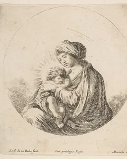 Virgin and Christ Child by Stefano della Bella