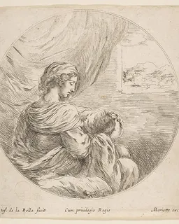 Virgin Nursing the Christ Child by Stefano della Bella