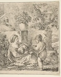 Virgin and Child with St. John the Baptist and St. Elizabeth by Stefano della Bella