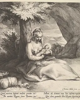 Rest on the Flight into Egypt by Jan Muller