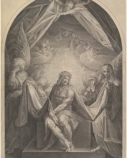 Christ As the  Man of Sorrows by Jan Muller