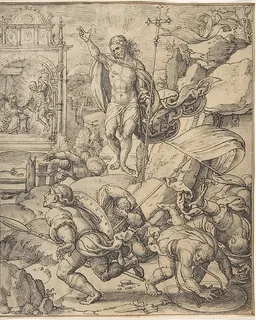 The Resurrection by Bernard van Orley