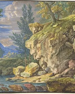 Landscape with Tobias and the Angel by Felix Meyer