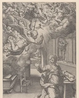 The Annunciation by Mario Cartaro