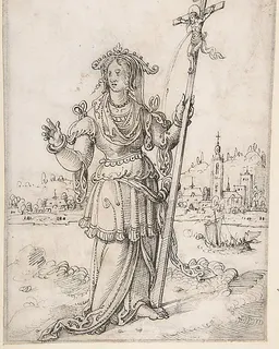Allegorical Figure (Faith?) by Pieter Cornelisz Kunst