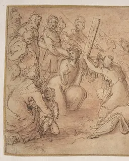 Christ Carrying the Cross by Caspar Fraisinger