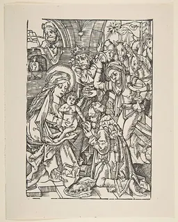 Adoration of the Magi by Anonymous, German, 15th century