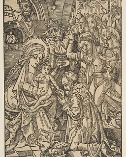 The Adoration of the Magi by Anonymous, German, 15th century